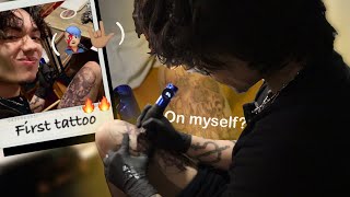 Tattooing Myself for The First Time [upl. by Doreen806]