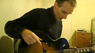 Harmony Cremona IV Archtop Guitar  KampK Pickup demo [upl. by Giustina457]