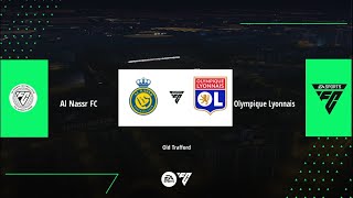 AL NASSR VS LYONNAIS EA SPORTS FC 24 MOBILE GAMEPLAY [upl. by Acinej930]