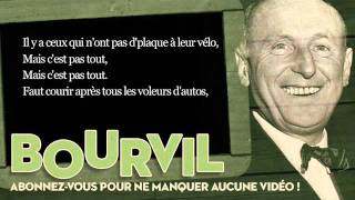 Bourvil  La tactique du gendarme  Paroles Lyrics [upl. by Bale]