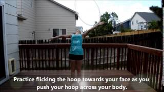 Hula Hoop Tricks Rotating Chest Roll Tutorial [upl. by Ehrman210]