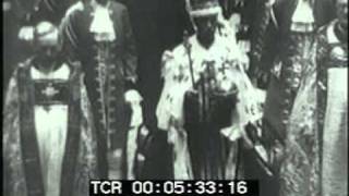 1936 England  George VI coronation Edward VIII and Wallis Simpson marry [upl. by Notlimah526]