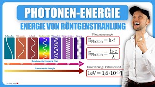 Photonenenergie  Energie von Röntgenstrahlung  Übungsaufgabe [upl. by Tomaso7]