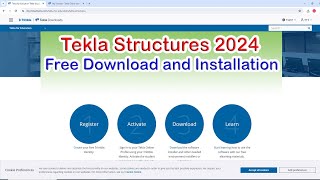 Tekla Structures 2024 Free Download and Installation [upl. by Mandeville309]