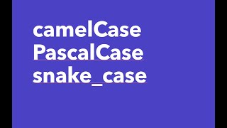 What is camelCase PascalCase amp snakecase shorts programming softwaredeveloper dev [upl. by Verity524]