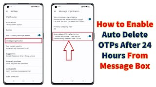 How to Enable Auto Delete OTPs After 24 Hours From Message Box [upl. by Roth]