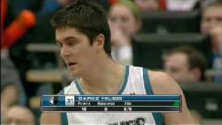 Darko Milicic vs Nenad Krstic Timberwolves vs Celtics 201011 NBA regular season [upl. by Notsek785]