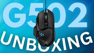 Logitech G502 Hero  Satisfying Unboxing Adjustable Weights [upl. by Tloc192]