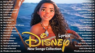 Disney Lyrics Songs Collection 🎶 Disney Music Collection 🎶 Disneys Best Of All Time [upl. by Ytsenoh]