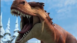 ICE AGE DAWN OF THE DINOSAURS  quotAngry FossilquotReversed end Music [upl. by Gnahk]