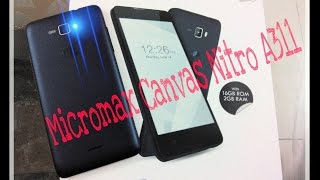 Micromax Canvas Nitro A311 unboxing amp reviews [upl. by Aidnyl]