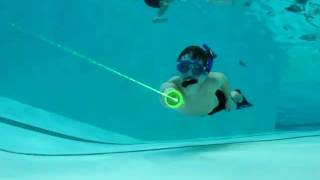 Testing the SCULASER  Underwater Laser [upl. by Estrella448]