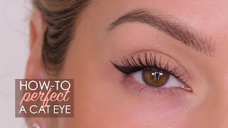 HowTo Perfect CatEye Liner  Feline Liner Tutorial  Shonagh Scott [upl. by Tenney]