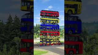 Color mixing buses recipes from red blue yellow colors bus mixing beamngdrive beamng [upl. by Assyle]