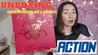 UNBOXING CALENDRIER DE LAVENT ACTION 2023 SPA [upl. by Ydennek402]