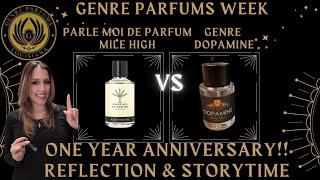 PARLE MOI DE PARFUMS MILE HIGH✨VSGenres DOPAMINE One Year Anniversary🎉 Reflection amp Storytime [upl. by Ystap]