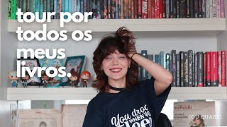 TOUR PELOS MEUS LIVROS  pjo conversas amp minhas primeiras resenhas [upl. by Ettelimay]