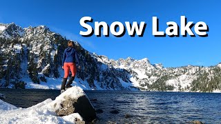 Hiking Snow Lake in the Snow Source Lake attempt [upl. by Mikkel]