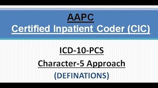 ICD10PCS Character 5 Approach Definations [upl. by Crain]