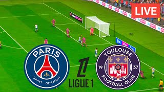 🔴 PSG VS TOULOUSE LIVE  Ligue 1 20242025 Full Match Streaming Video Gameplay PES 2021 Simulation [upl. by Amisoc]