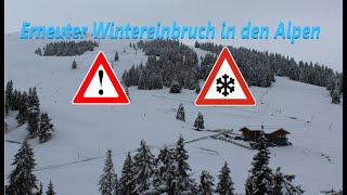 Erneuter Wintereinbruch in den Alpen❄️❄️❄️ [upl. by Belden]