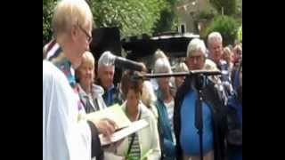 Blessing the Eyam Well Dressing [upl. by Raamaj977]