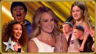 Amanda Holdens Golden Buzzer Moments  Auditions  Britains Got Talent [upl. by Berey808]