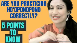 quotMastering Hooponopono 5 Key Indicators to Practice Perfectlyquot [upl. by Elleirua]