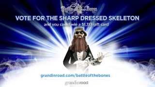 Grandin Road’s Halloween Haven  “Battle of the Bones” finalist Sharp Dressed Skeleton‬ [upl. by Zul]