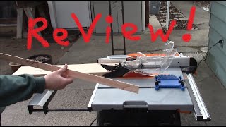 WEN 3720 10 inch Table Saw REVIEW [upl. by Norret]