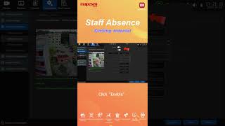 MAPESEN Smart AI Intelligent Analysis Staff Absence Function Setting Tutorial [upl. by Tarsus]