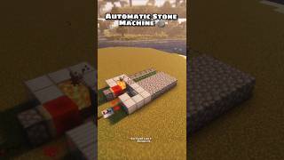 Automatic Stone Machine 🪨 Minecraft Tutorial minecraft minecraftshorts shorts [upl. by Yerxa]