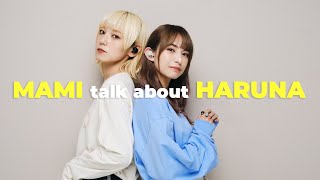 Mami Sasazaki talk about Haruna with Tomomi and Rina [upl. by Lyrehc715]