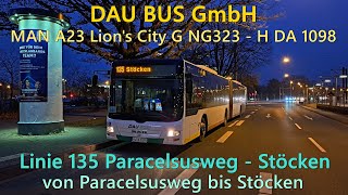 Sound Bus MAN A23 Lions City G NG323 von DAU Bus GmbH  H DA 1098 [upl. by Joeann790]