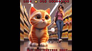 Cat fart at supermarket cat music ainimation animal trending shorts ai viral [upl. by Kylander]