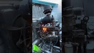 Diesel engine starting process in cold weather [upl. by Darya]