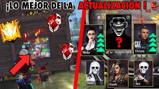 🔴5 MEJORES HABILIDADES DE LA ACTUALIZACIÓN 👹🔥 ¡SUBE A HEROICO Y MAESTRO FREE FIRE [upl. by Yenmor]