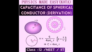 PHYSICS CONCEPTS LIMITATIONS OF NEWTONS LAW CAPACITY OF SPHERICAL CONDUCTOR FOR JEE AND NEET  3 [upl. by Whitney4]