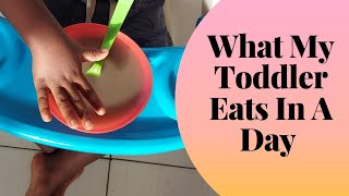 What My Toddler Eats In A Day  Ghanaian Edition [upl. by Ahsinrat]