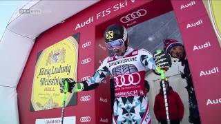 Marcel Hirscher  WINS GIANT SLALOM Garmisch 2017 2DG 150 sec [upl. by Bilak177]