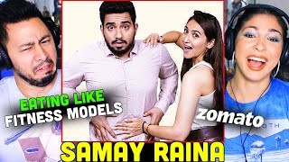 SAMAY RAINAs Detox Challenge Ft SAHIBA BALI Reaction  Model Diet Food Challenge  Zomato [upl. by Meelas]