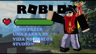 Como fazer uma barra de vida no Roblox Studio [upl. by Lapham477]