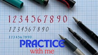 Perfecting Your Handwritten Numbers 🔢  English  How To  Neat Handwriting  Improve Handwriting [upl. by Nosyk696]