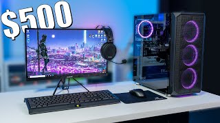 500 FULL PC Gaming Setup Guide With Upgrade Options [upl. by Annodas]