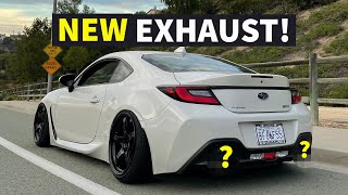 NEW EXHAUST For My 2022 Subaru BRZ [upl. by Rieger763]