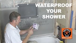 How to Waterproof a Shower 3 Awesome Methods [upl. by Nivla690]