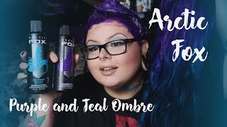 Arctic Fox Purple AF amp Aquamarine Color Melt  Extensions [upl. by Anola]