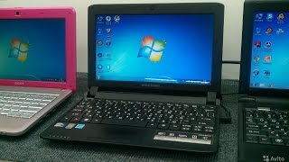 Установка Windows 7 на слабеньком нетбуке Emachines Em350 [upl. by Dickens373]