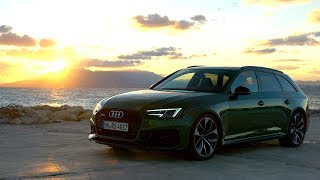 2018 Audi RS4 Avant  Sonoma Green [upl. by Crist]