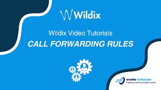 Wildix Collaboration Tutorials  Call forwarding rules [upl. by Cristabel]